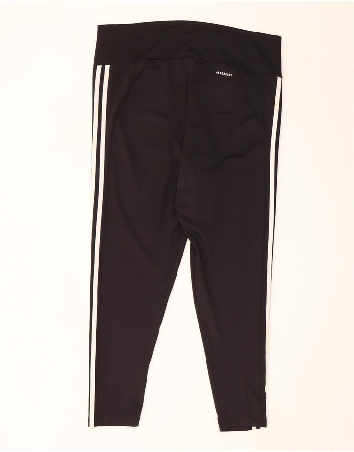 Leggings Mujer Adidas Crop ES 20/22 XL Negro Poliéster