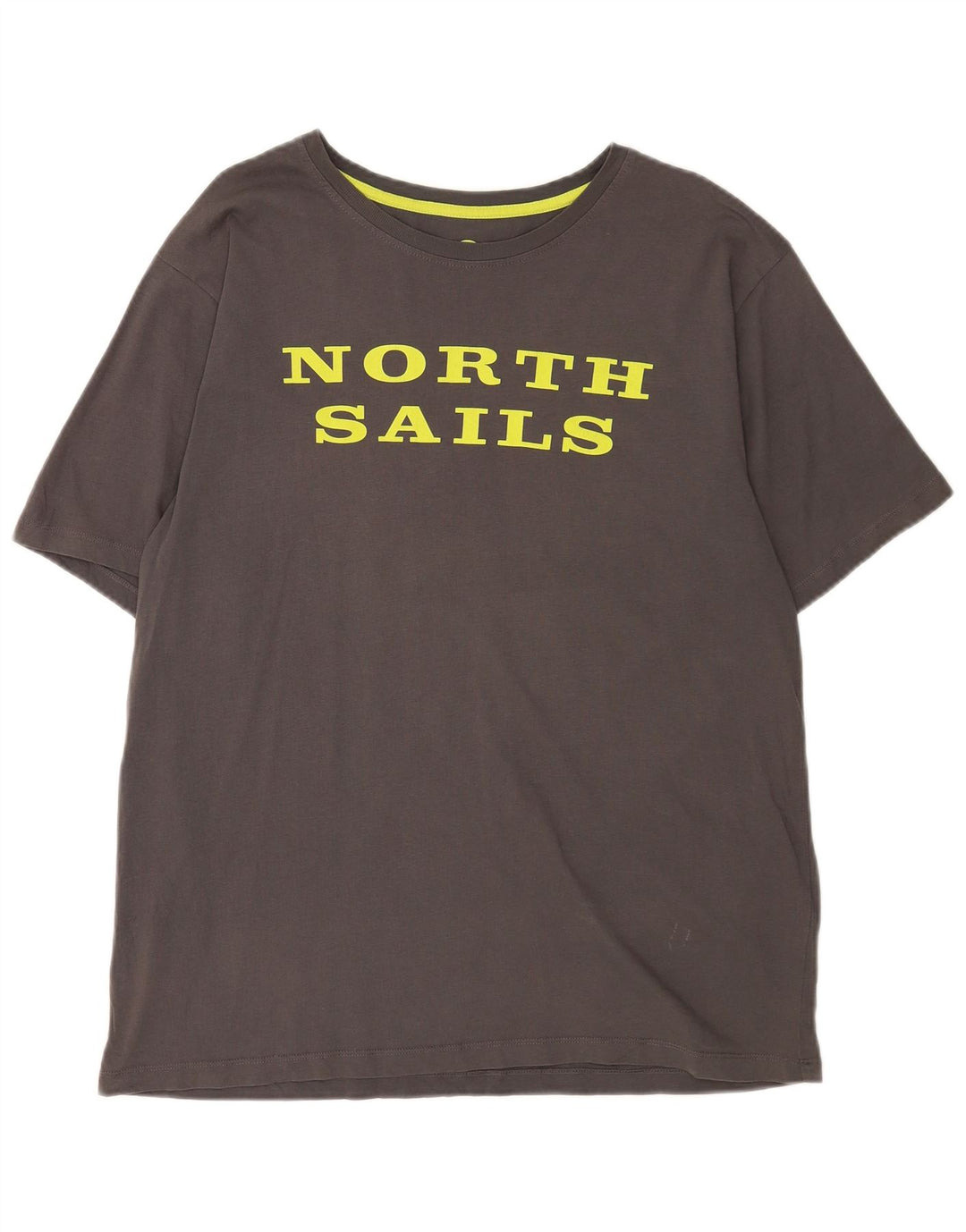 NORTH SAILS Camiseta gráfica para hombre Top XL Gris Algodón