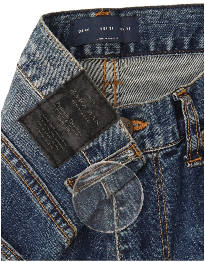Zara Vaqueros pitillo para hombre EU 40 Medium W31 L33 Azul