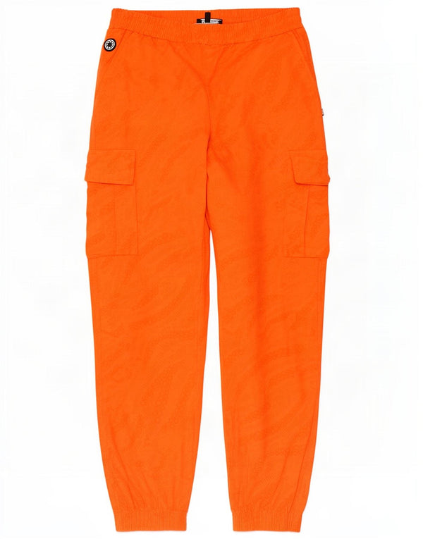 Octopus - Pantalones cargo para hombre, talla grande, W30 L30, color naranja