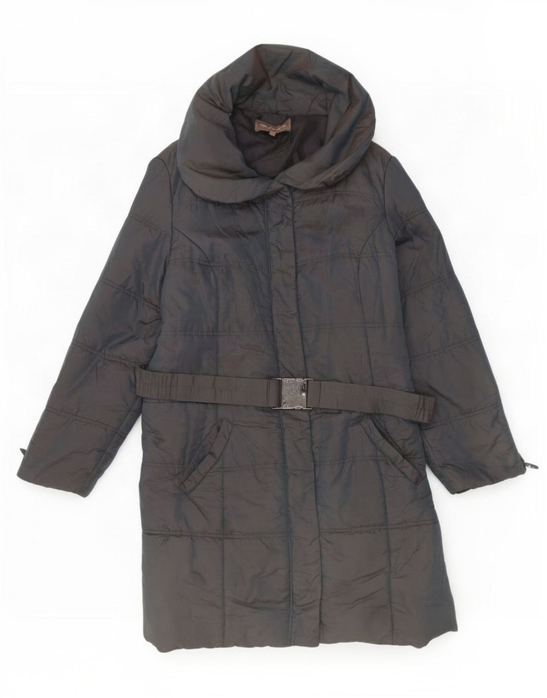 Marks & Spencer Abrigo acolchado Portfolio para mujer UK 22 3XL Poliamida azul marino