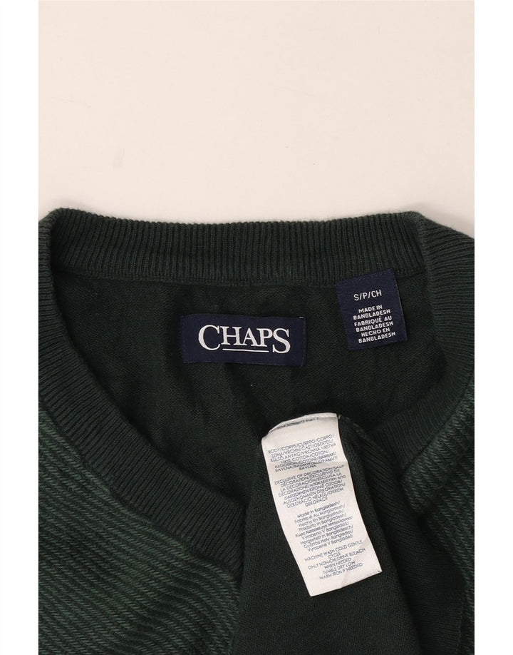 Chaps Mens Chaleco Tank Top Pequeño Algodón Verde