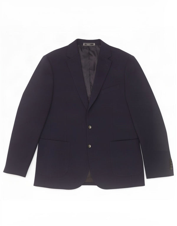 Marks & Spencer Chaqueta tipo blazer de 2 botones para hombre UK 42 Large Poliamida azul marino