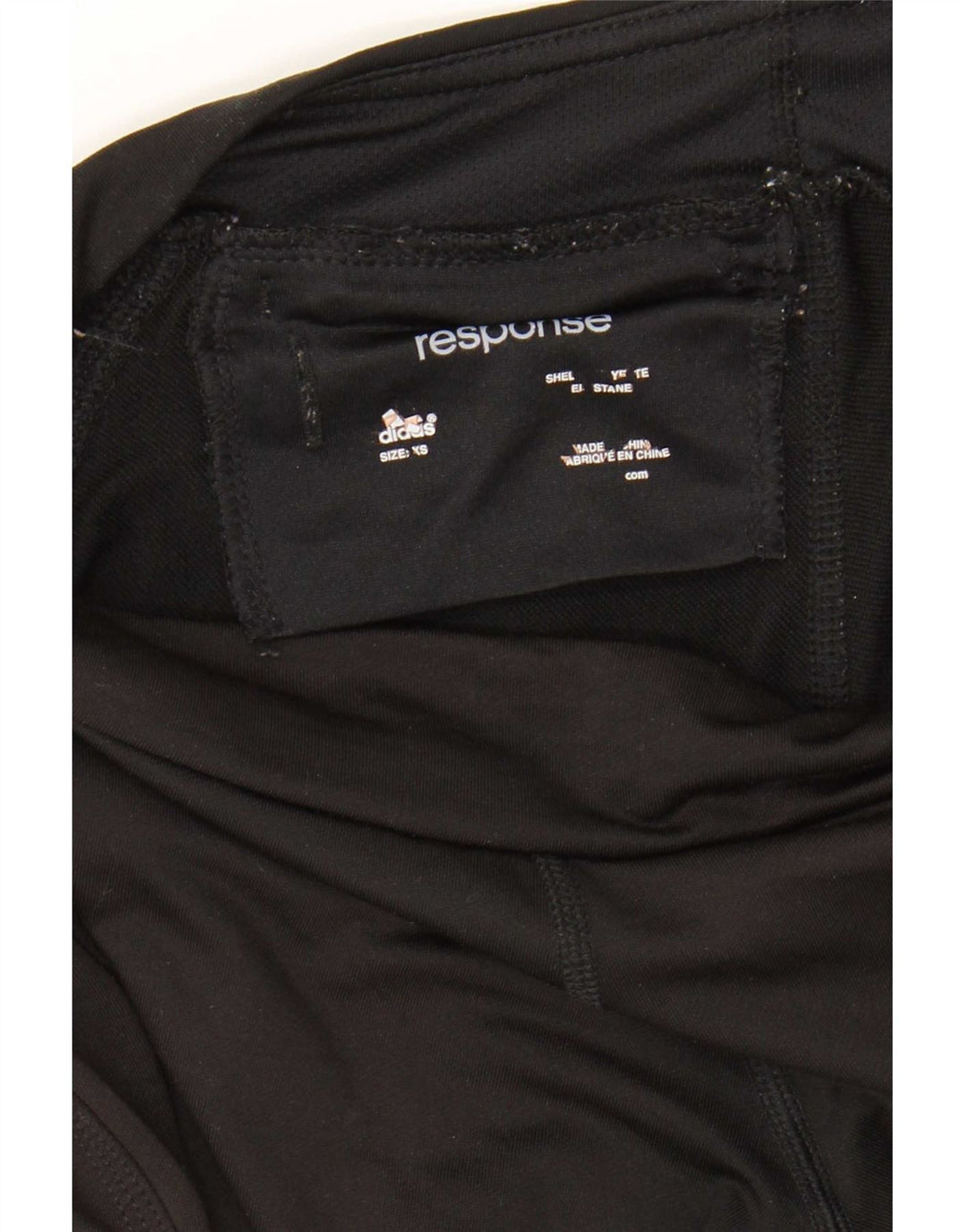 Adidas Leggings Response para mujer UK 6 XS Poliéster negro