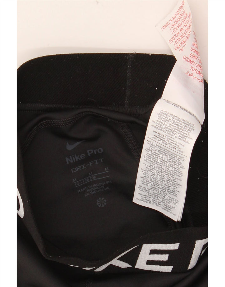 Leggings NIKE Dri Fit Graphic para niñas 10-11 años Mediano Negro Poliéster