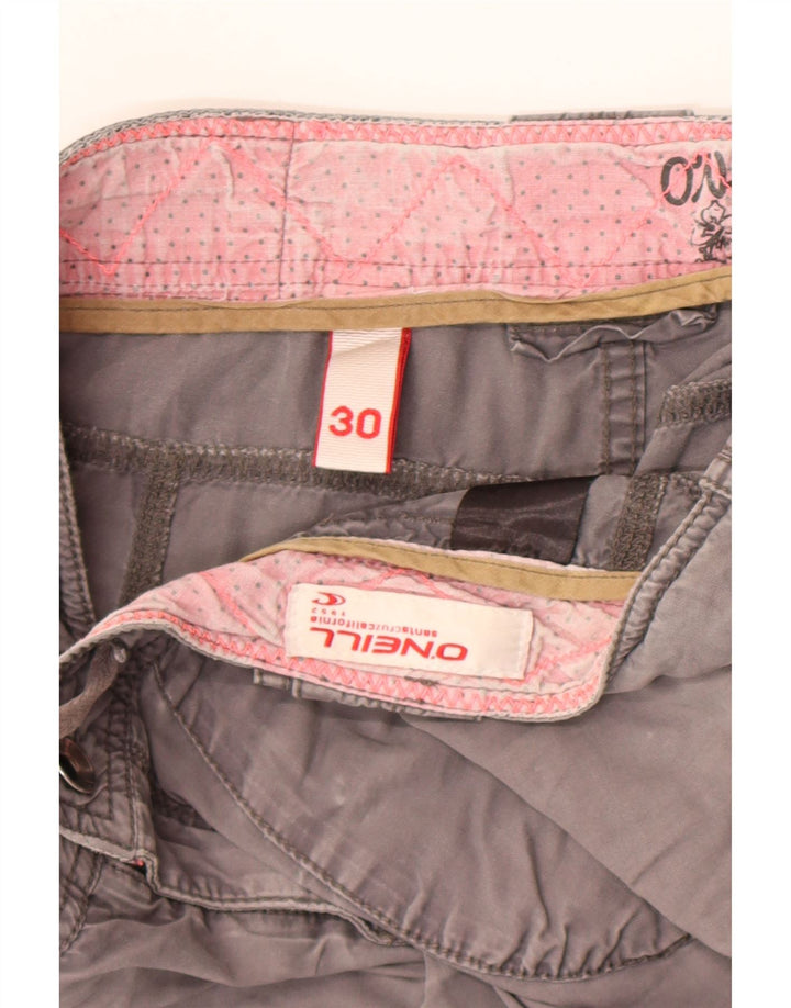 Pantalones cortos casuales para mujer O'Neill W30 gris medio