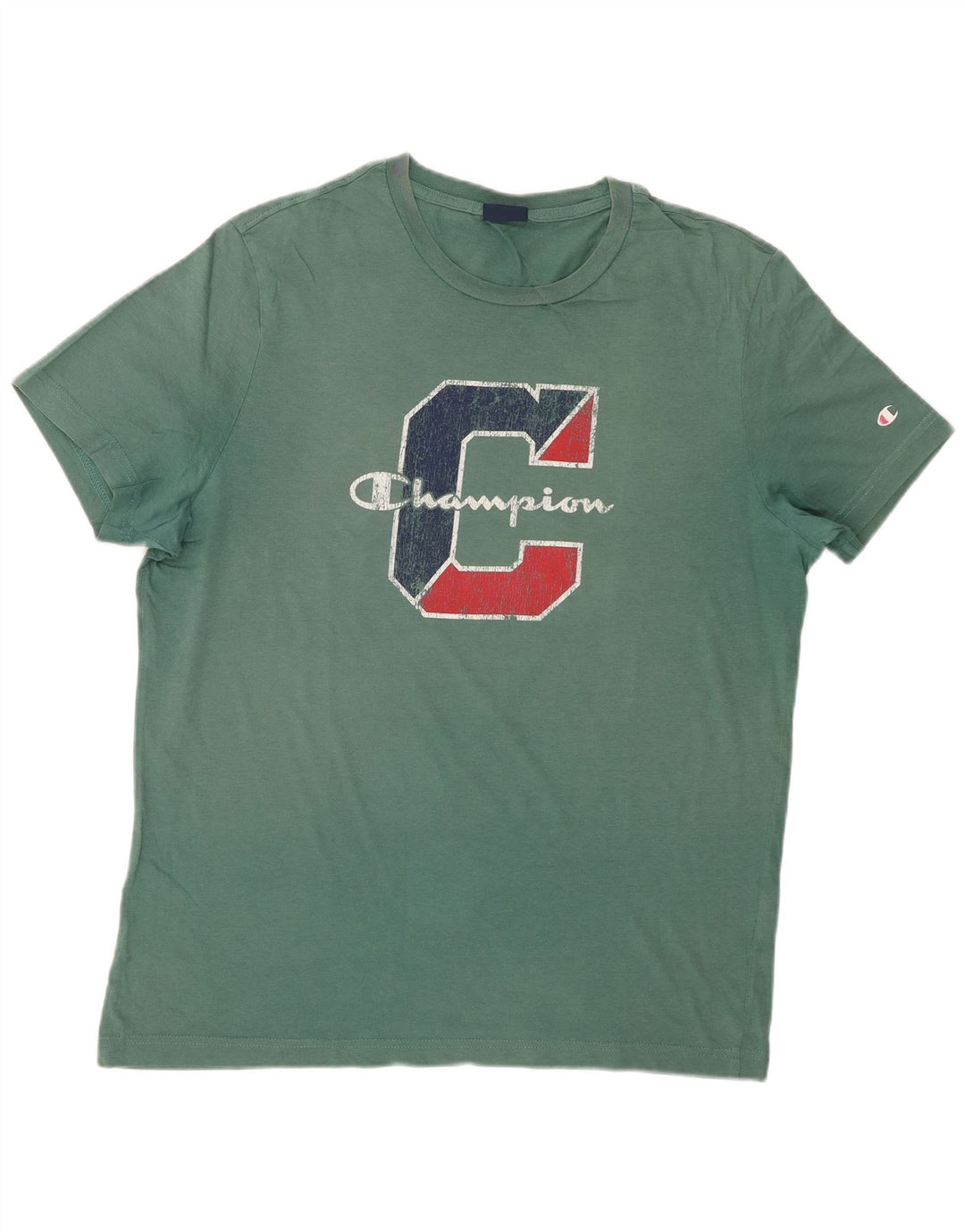 Champion Camiseta Gráfica para Hombre Top Grande Verde