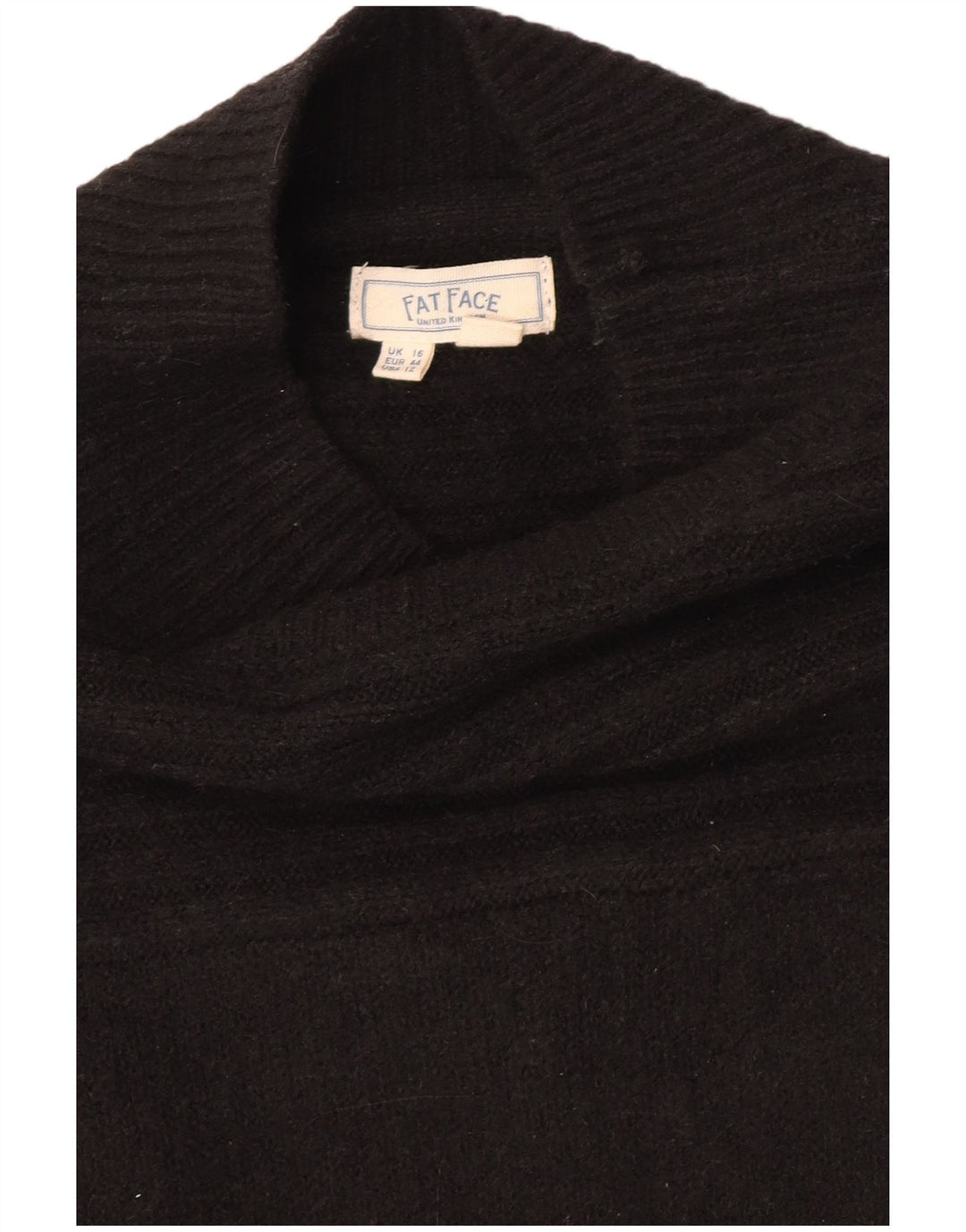 Vestido tipo jersey para mujer Fat Face UK 46 Large Black