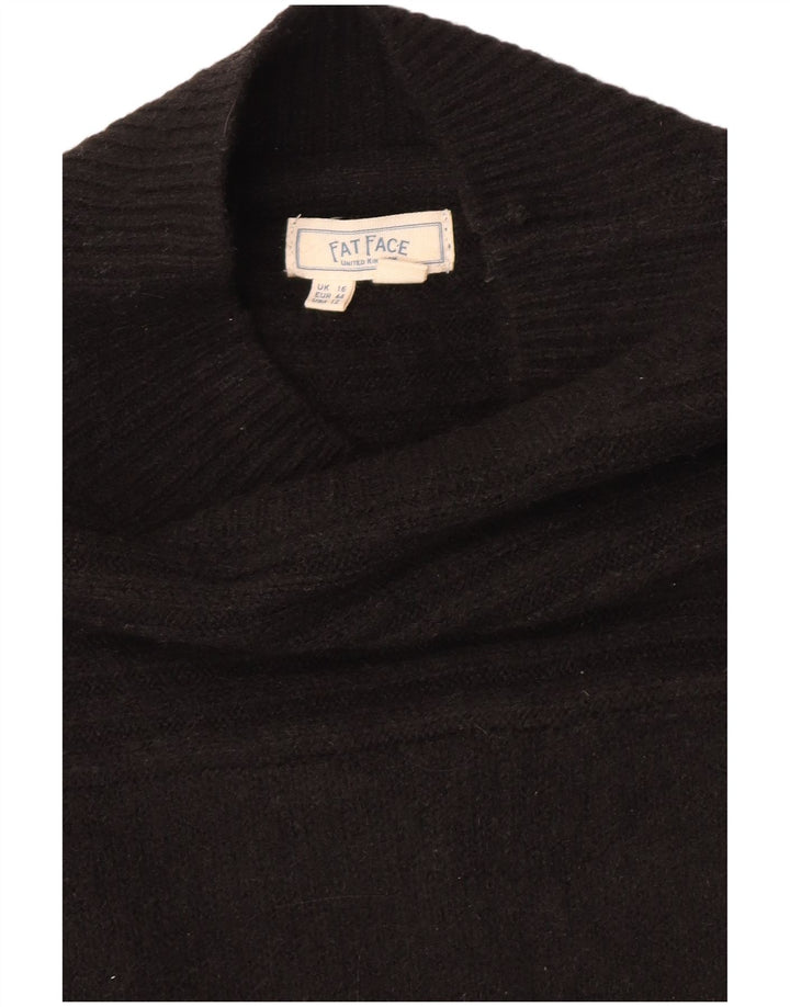 Vestido tipo jersey para mujer Fat Face UK 46 Large Black
