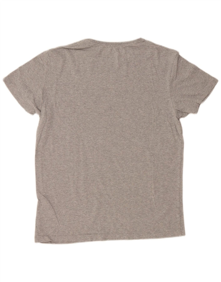 Timberland Hombre Slim Fit Camiseta Top Algodón Gris Medio