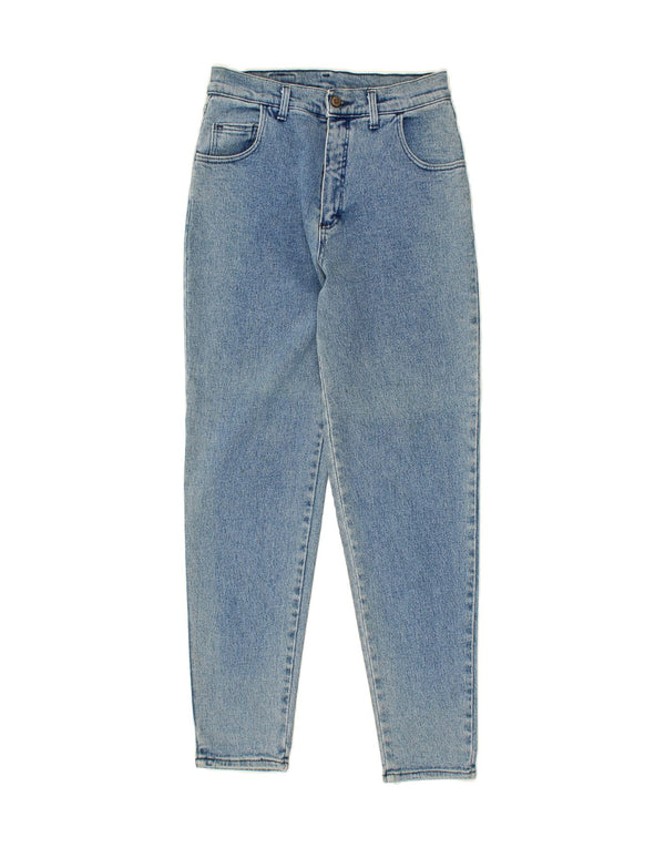 VINTAGE Jeans cónicos de cintura alta para mujer EU 40 Medio W28 L30 Algodón azul