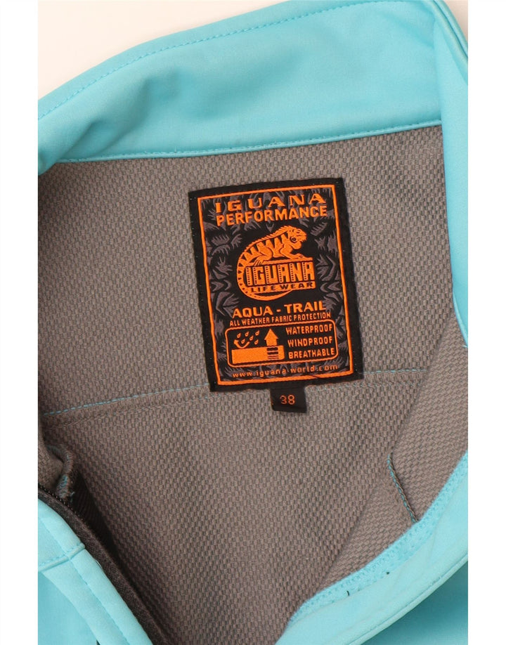Chaqueta cortavientos para mujer Iguana EU 38 Azul medio Poliéster
