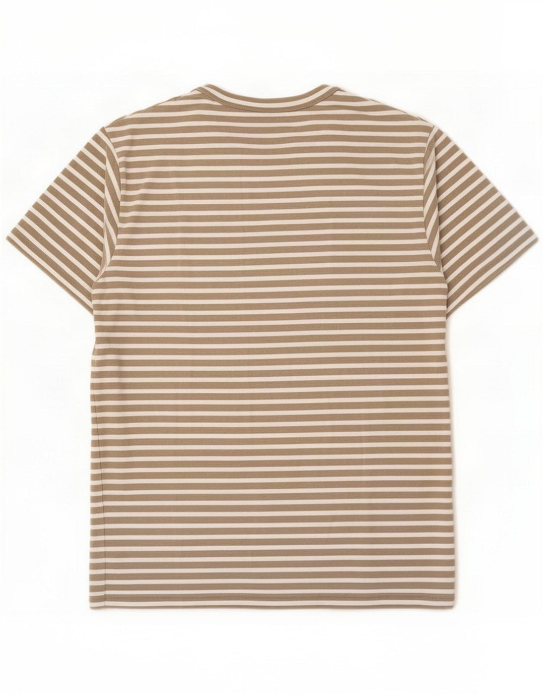 Cos Camiseta para hombre Top Algodón a rayas beige medio