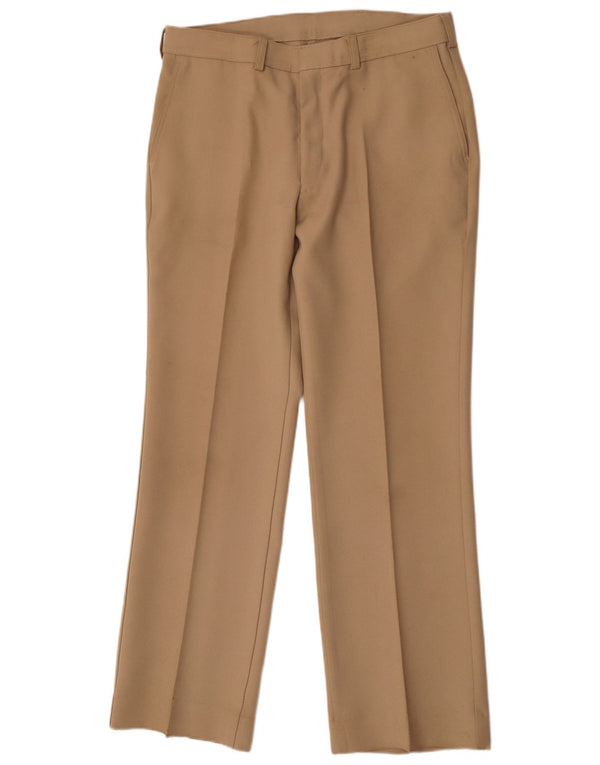 Pantalón de traje recto Levi's para hombre W36 L32 Poliéster beige