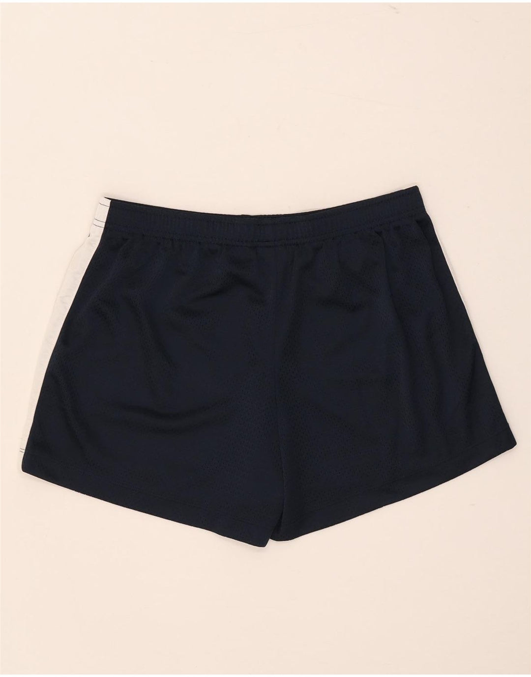 Nike Pantalones cortos deportivos para mujer US 12/14 Grande Azul marino Colorblock Poliéster