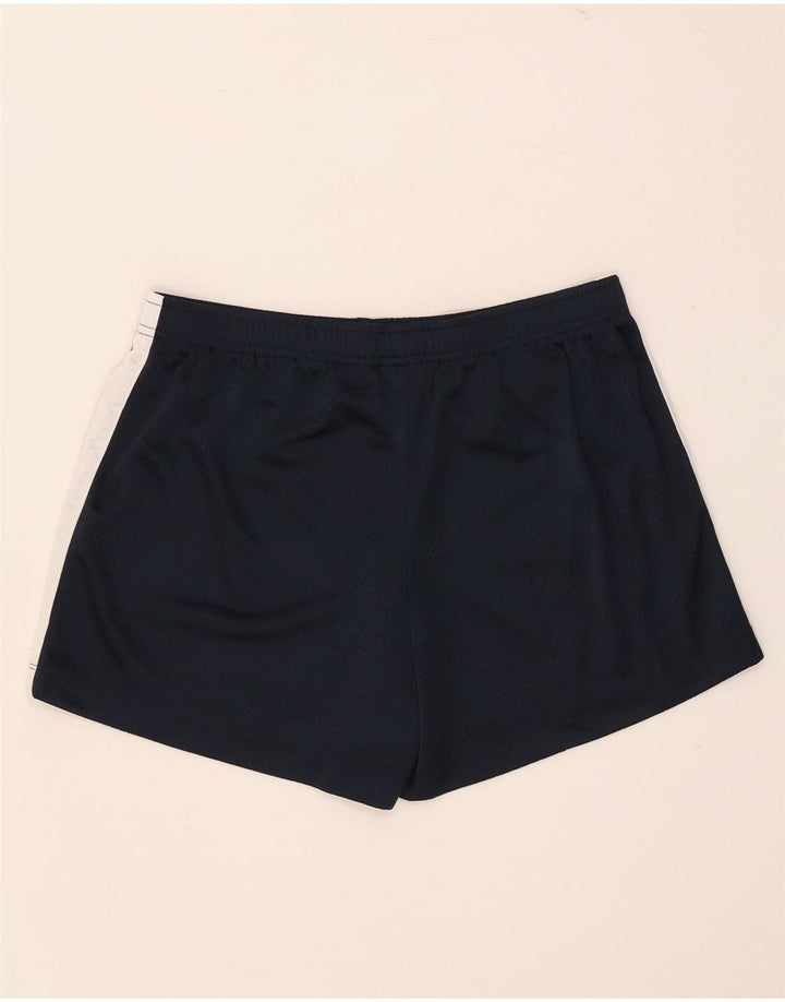 Nike Pantalones cortos deportivos para mujer US 12/14 Grande Azul marino Colorblock Poliéster