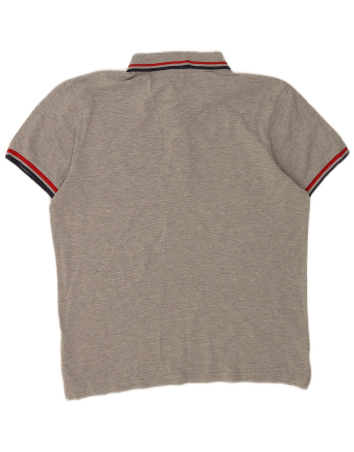 Polo Fila Hombre Algodón Gris Medio