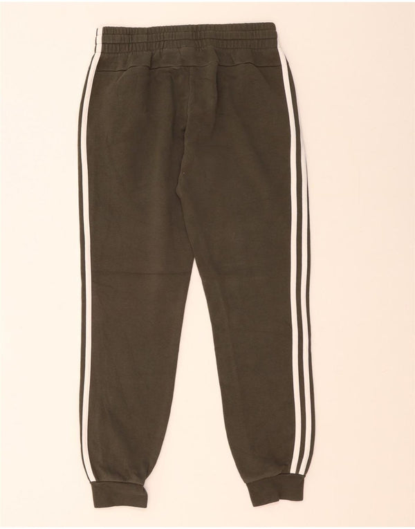 Adidas Pantalones de chándal para mujer Joggers UK 8/10 Small Khaki Cotton