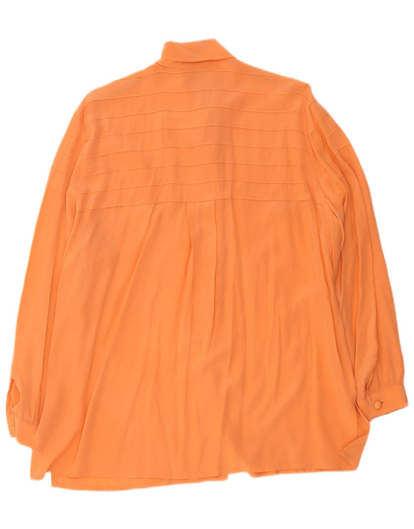 Pancaldi & B Blusa larga y holgada para mujer UK 40 XL Naranja