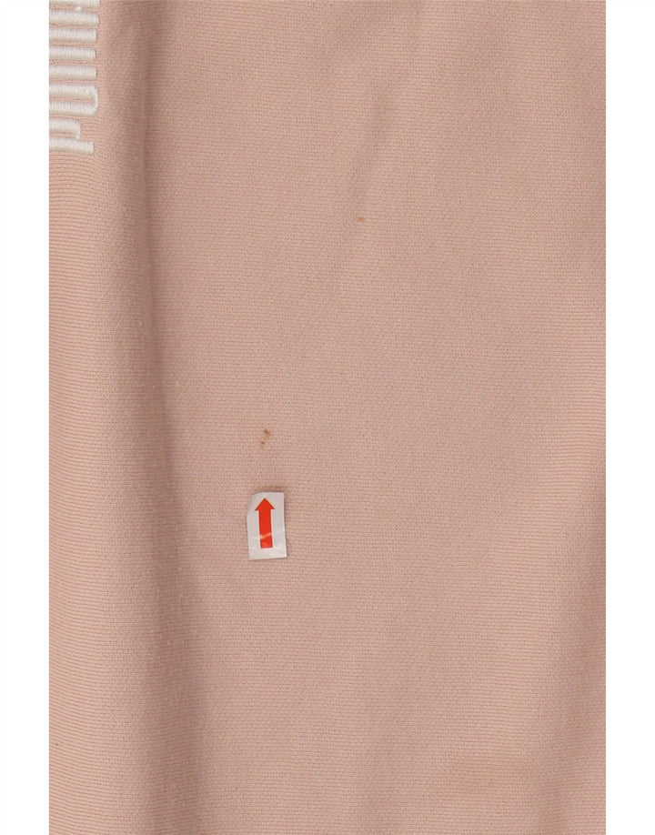 PUMA Jersey con capucha extragrande para mujer UK 10 Small Pink Cotton