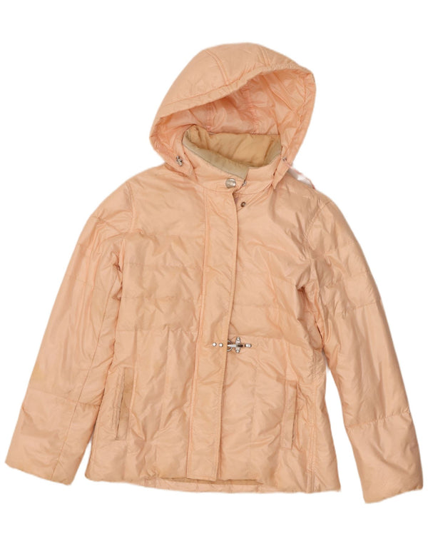 Chaqueta acolchada con capucha para mujer Fay UK 44 Large Pink Synthetic