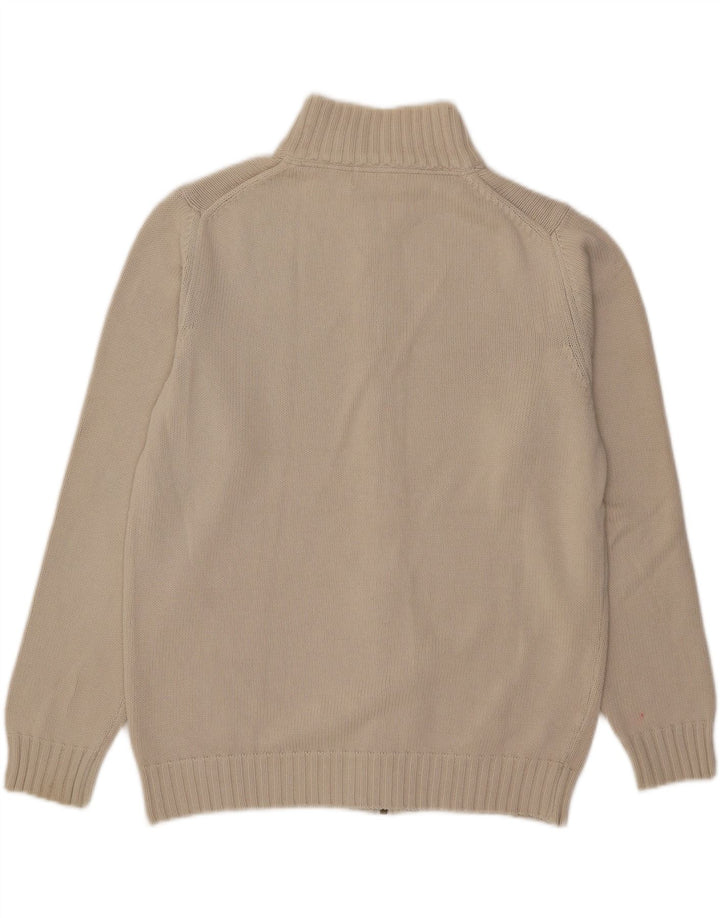 Zara Hombre Cárdigan Sueter Grande Blanco Roto