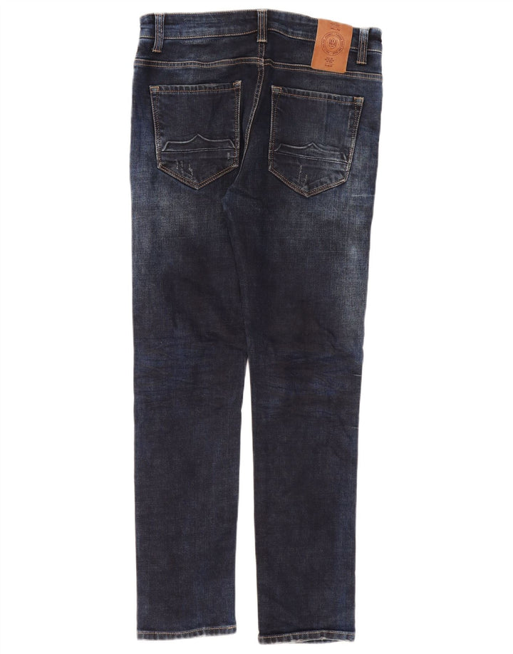 883 Police Vaqueros ajustados para hombre W32 L31 Azul