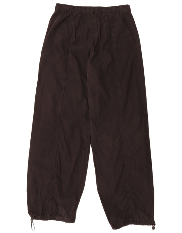 Zara Mujer Pantalones Casuales De Corte Holgado XS W24 L30 Negro