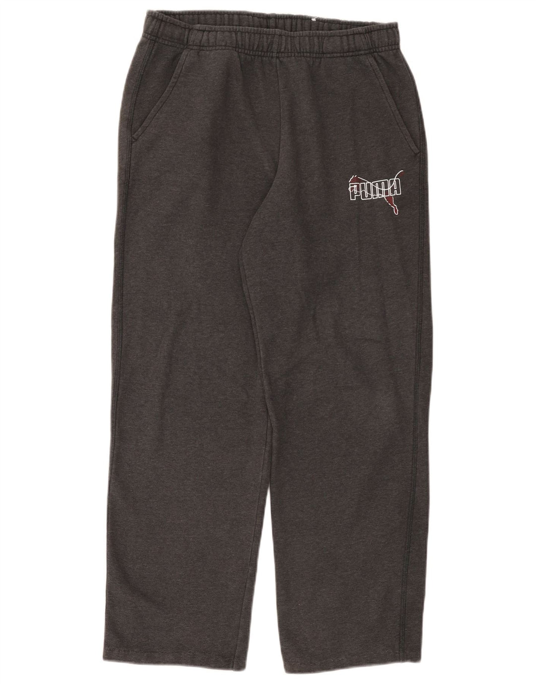 Pantalones De Chándal Puma Hombre Gris Medio Algodón