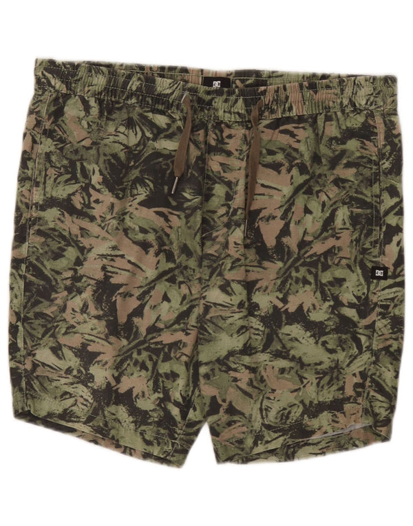 DC Shorts deportivos para hombre Small Green Camuflaje Algodón