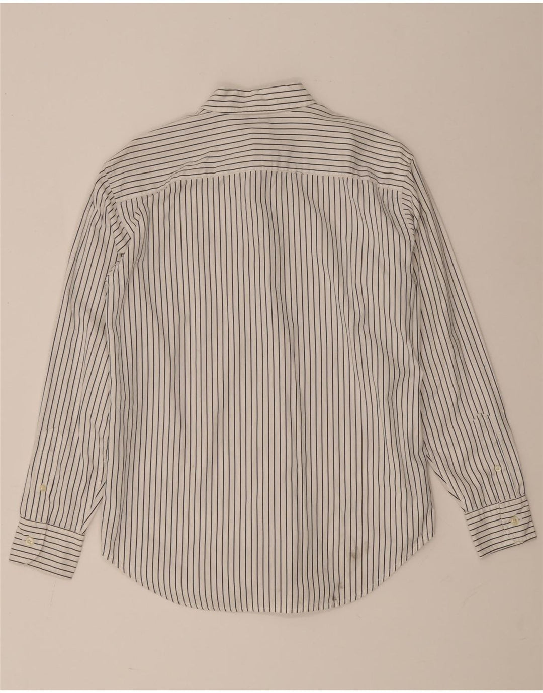 Ralph Lauren Camisa para mujer US 6 Mediana Algodón a rayas blancas