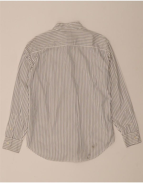 Ralph Lauren Camisa para mujer US 6 Mediana Algodón a rayas blancas