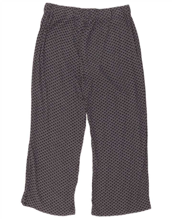 Marks & Spencer Pantalones Casuales con Estampado Abstracto para Mujer UK 40 Large W34 L30