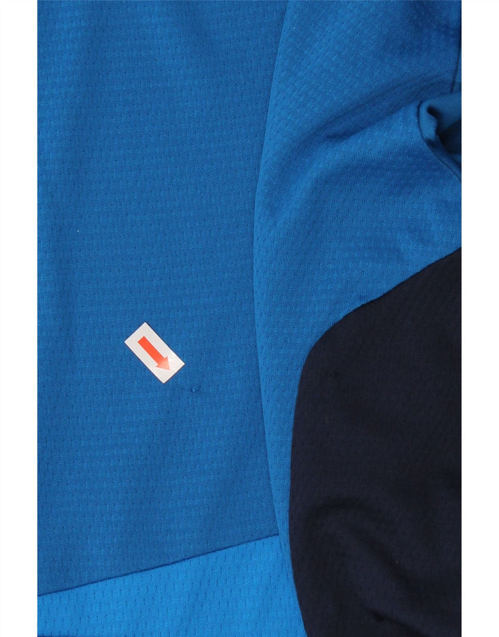 Adidas Mens Climacool Camiseta Top 2XL Azul Marino Colorblock Poliéster