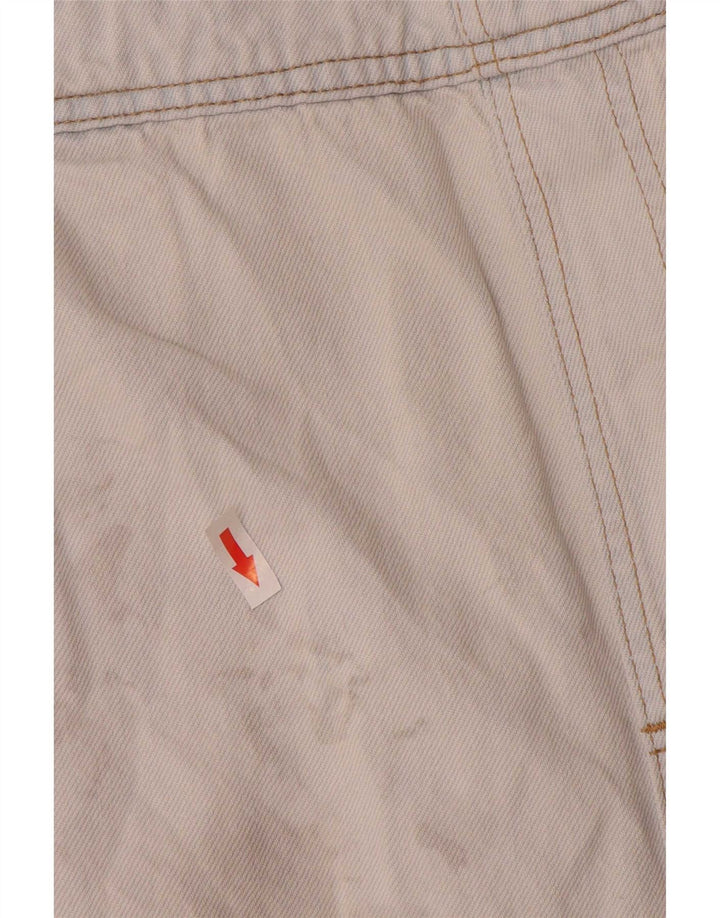 Levi's Mujer Peto Denim Shorts Grande W34 Algodón Azul