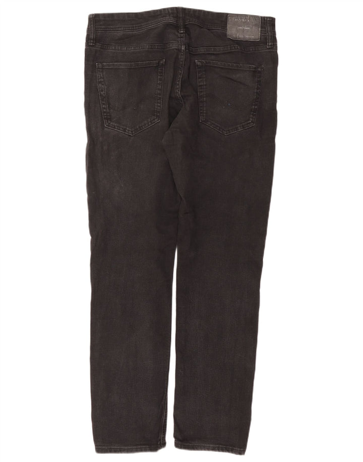 Jack & Jones Hombre GLENN Slim Jeans W34 L32 Algodón Gris