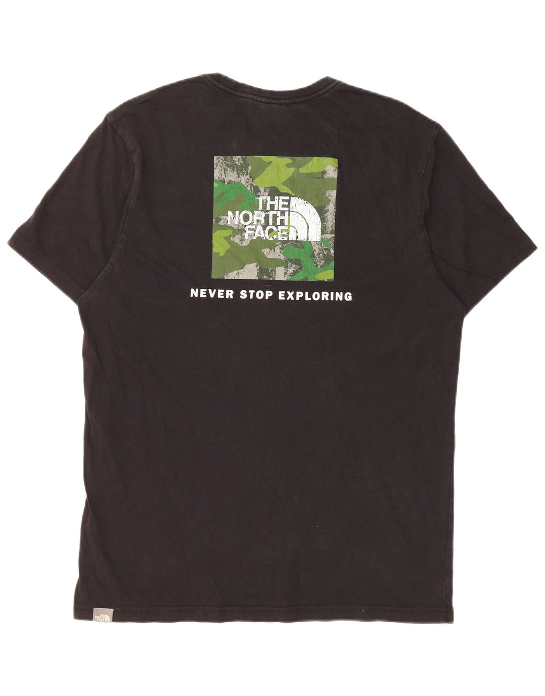 The North Face Hombre Camiseta Gráfica Top Medium Negro