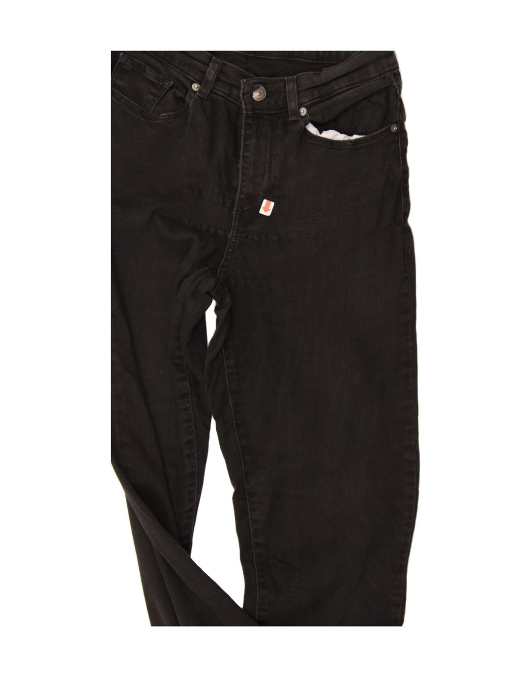 LEVI'S Womens Classic Fit Straight Jeans US 4 Small W28 L30 Black Vintage Levi's and Second-Hand Levi's from Messina Hembry 