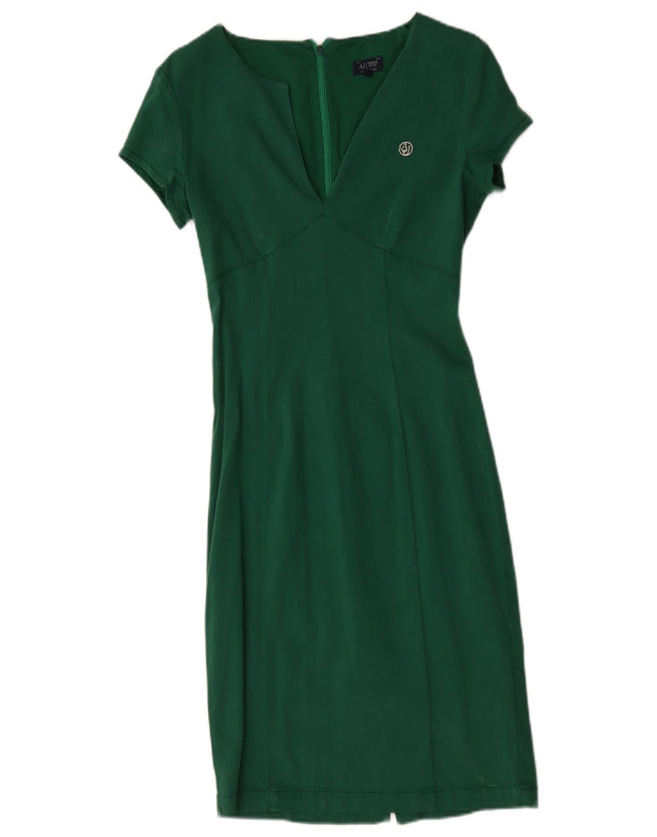 Armani Jeans Vestido tubo para mujer IT 42 Modal verde medio