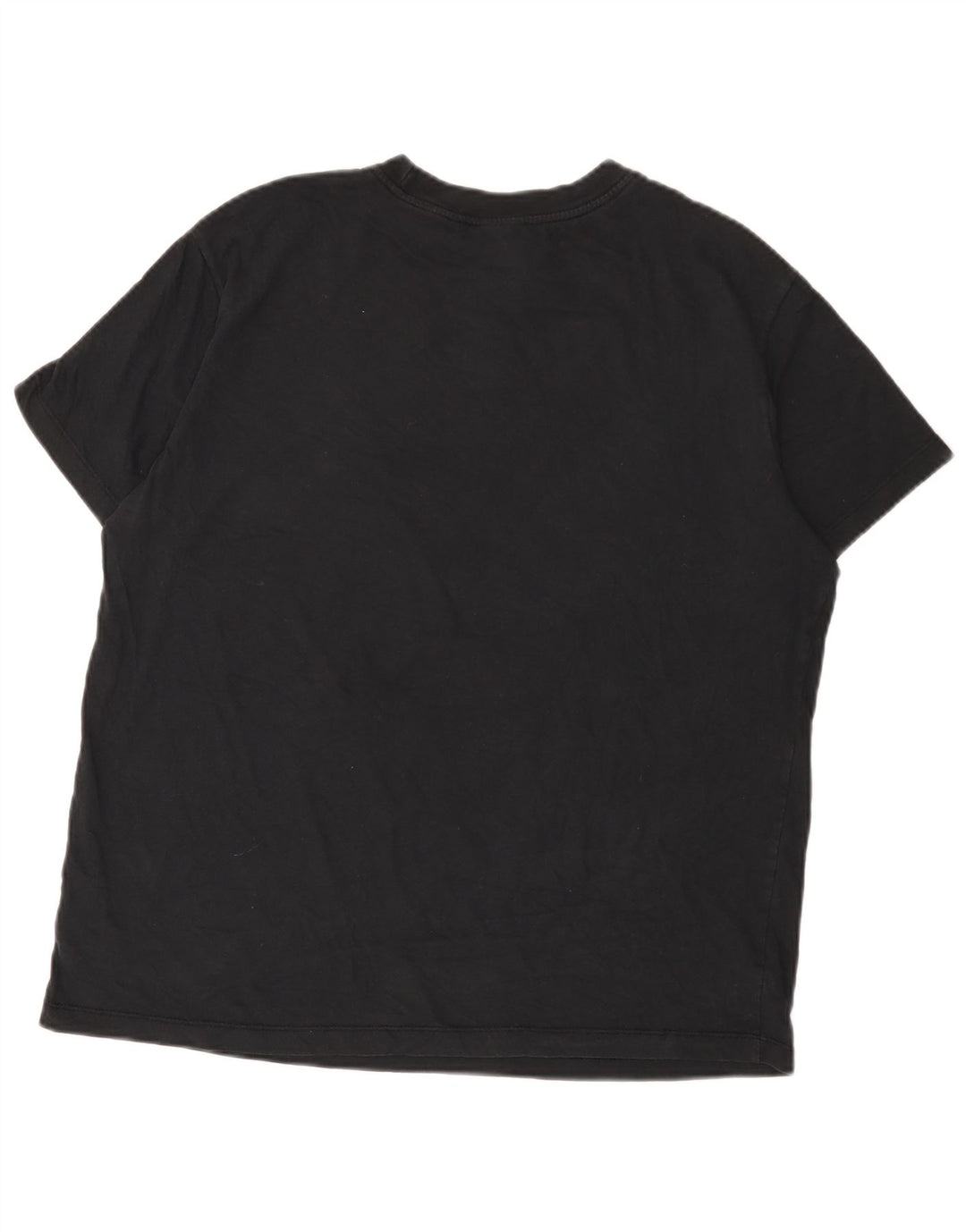 Nike Camiseta con gráfico extragrande para hombre Camiseta mediana de algodón negro