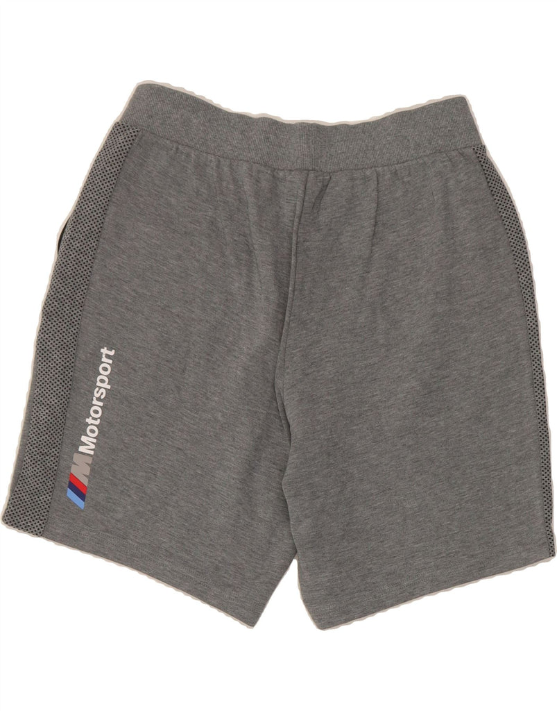 PUMA Mens BMW Motorsport Graphic Sport Shorts Large  Grey Spotted Cotton Vintage Puma and Second-Hand Puma from Messina Hembry 
