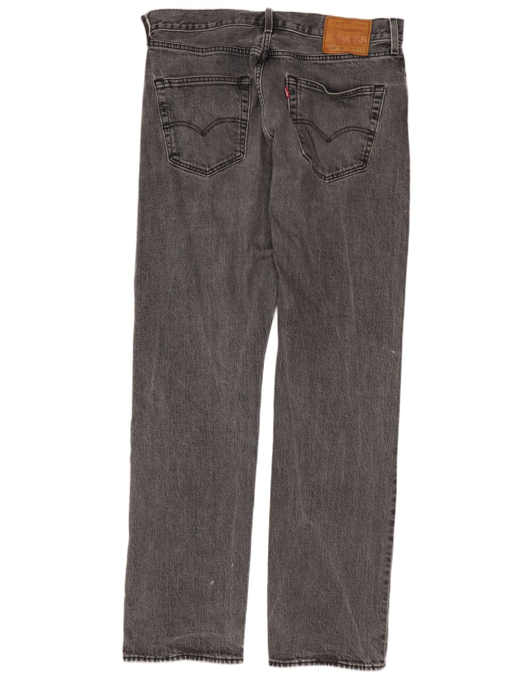 LEVI'S Jeans rectos 501 para hombre W34 L34 Algodón gris