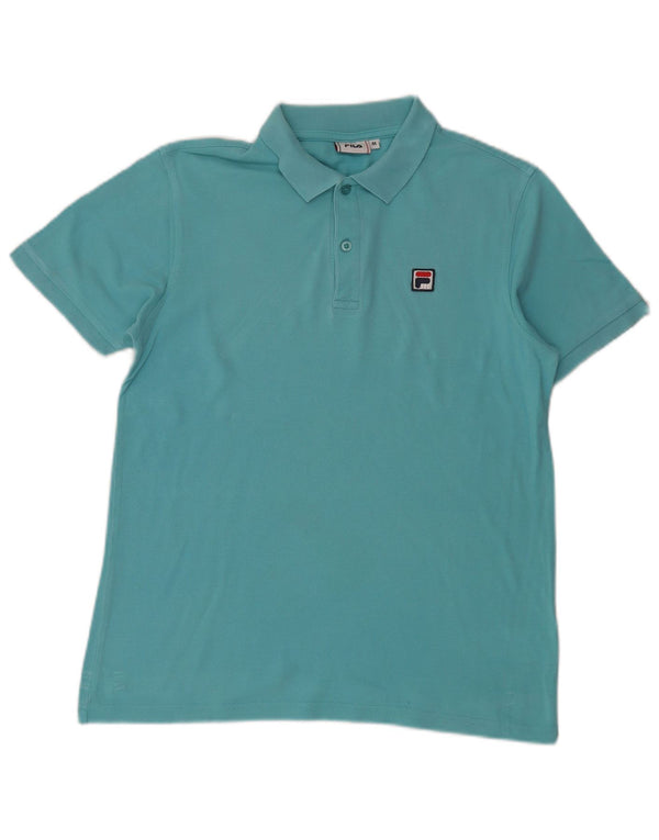 Polo Fila Hombre Algodón Azul Medio