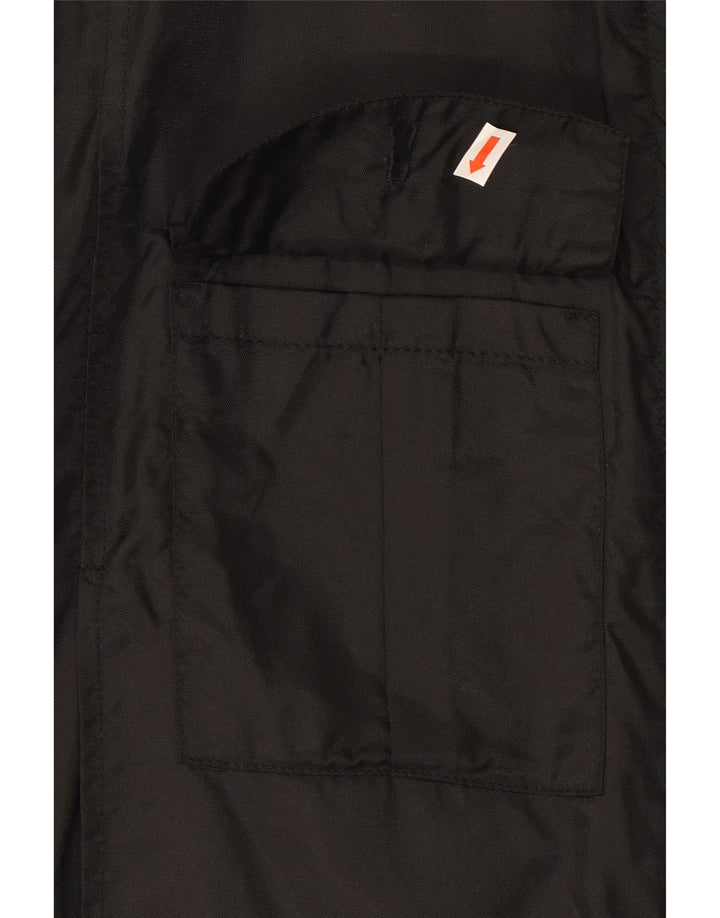 Chaqueta Utilitaria Benetton Mujer IT 44 Medium Negro Poliamida