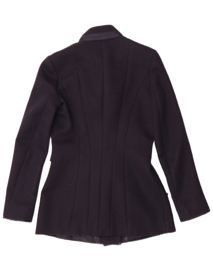 Abrigo Reiss para mujer UK 4 XS Lana azul marino