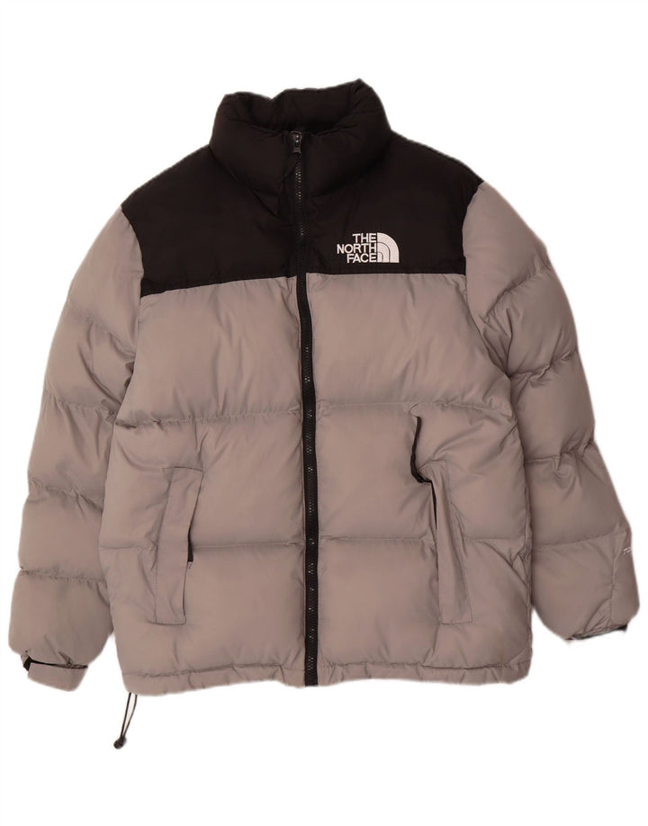 THE NORTH FACE Chaqueta acolchada para hombre UK 36 Small Gris Colorblock Poliéster