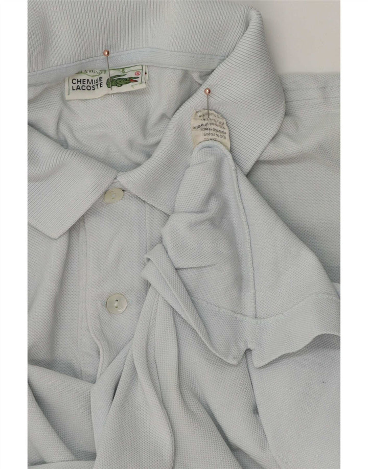 Polo Lacoste para hombre talla 5 grande algodón azul