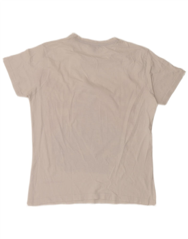Cesare Paciotti Camiseta gráfica para hombre Top grande de algodón blanco
