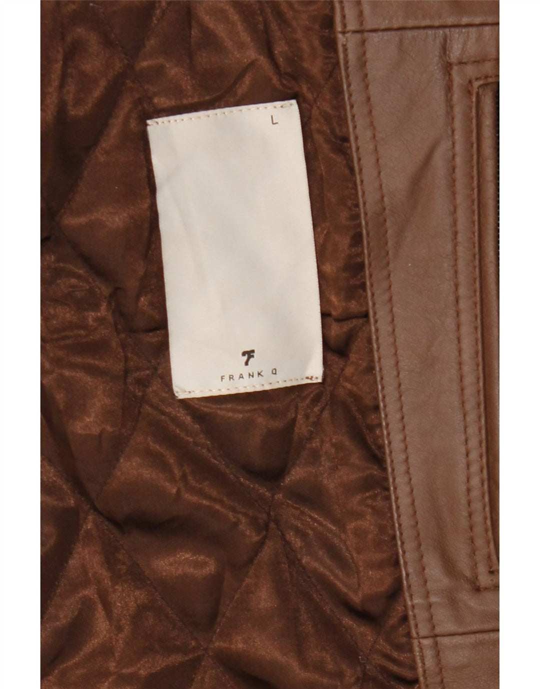 Vintage chaqueta de cuero para hombre Reino Unido 40 cuero marrón grande