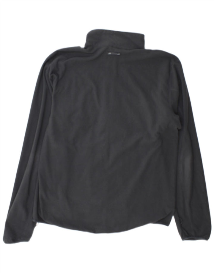 Adidas - Chaqueta polar para hombre, talla 40, poliéster gris grande